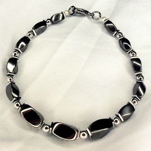 Classic Sophisticated Hematite and Genuine Stone Bracelets Guarantee fit!
